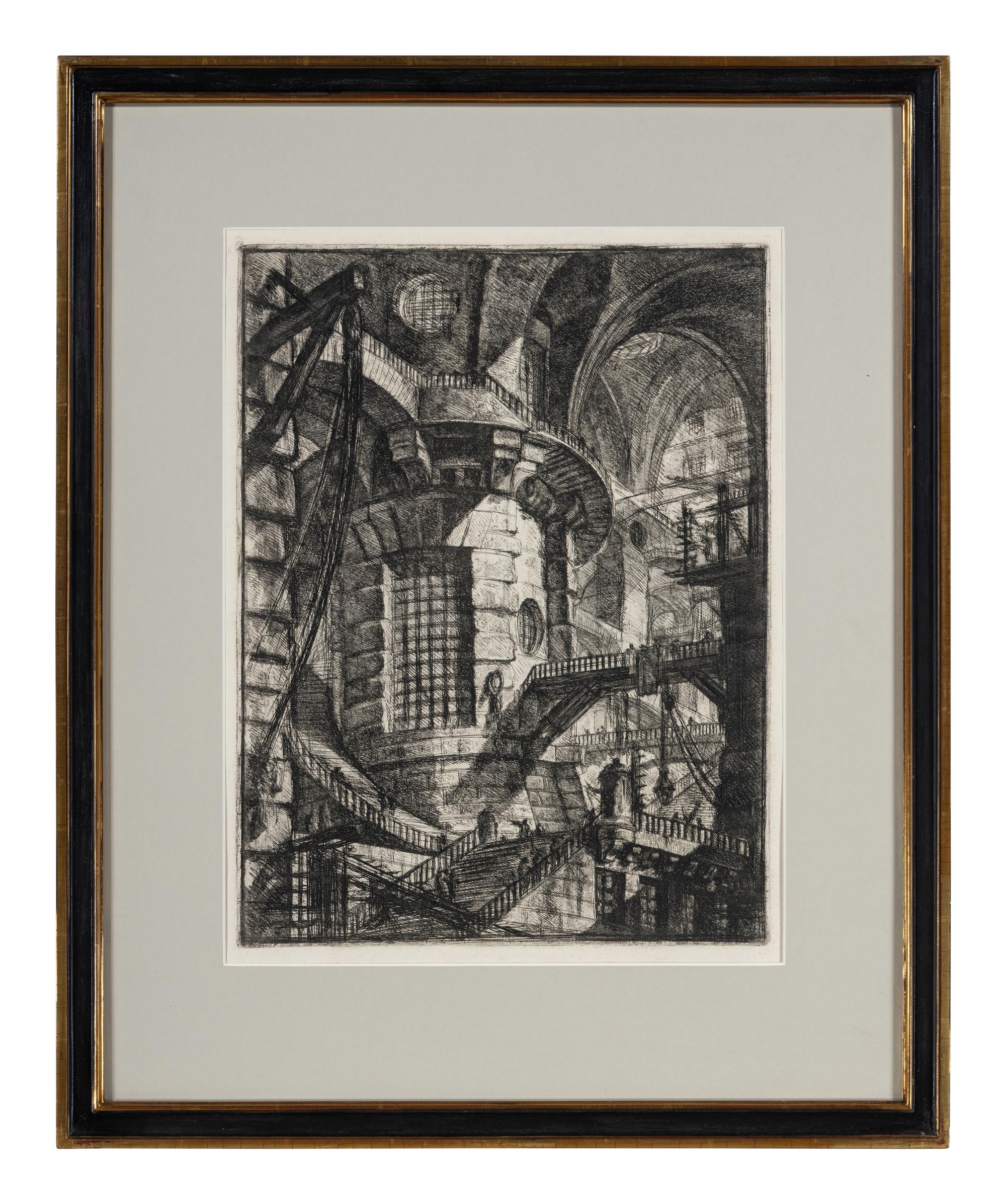 Plate I and Plate III from Carceri d'Invenzione