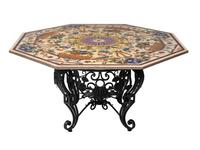 A Francesco Rigozzi Pietra Dura Table — 20TH CENTURY