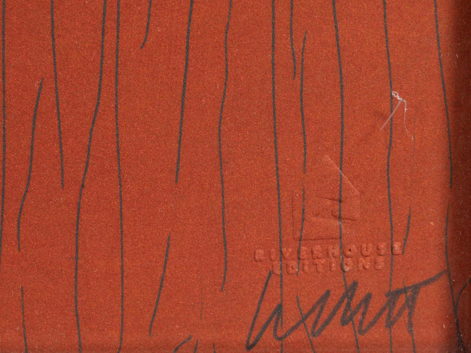 Vertical Lines Not Straight Not Touching on Color (plate numbers 1, 2, and 5 from the portfolio of six)