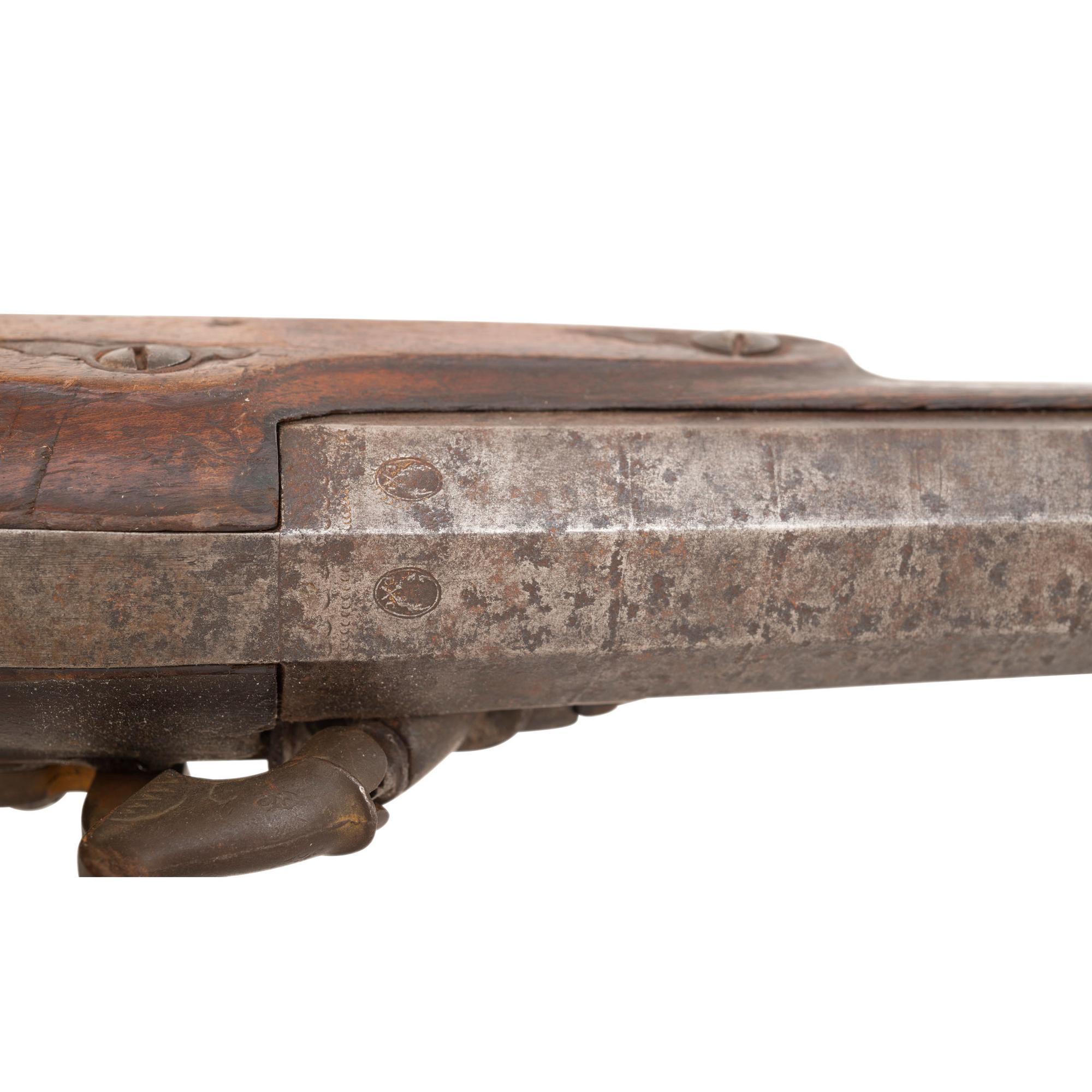 Pair of Large Bore European Percussion Overcoat Pistols