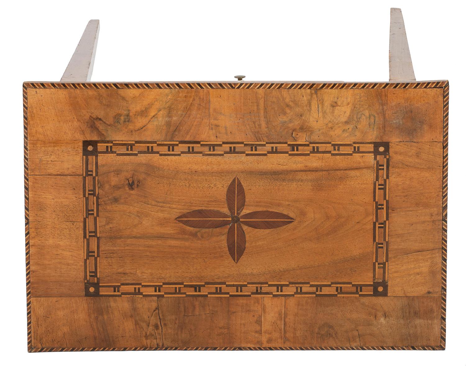 A Continental Marquetry and Parquetry Work Table