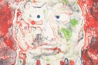 A Group of Four Abstract Works on Paper by 20th Century American Artists