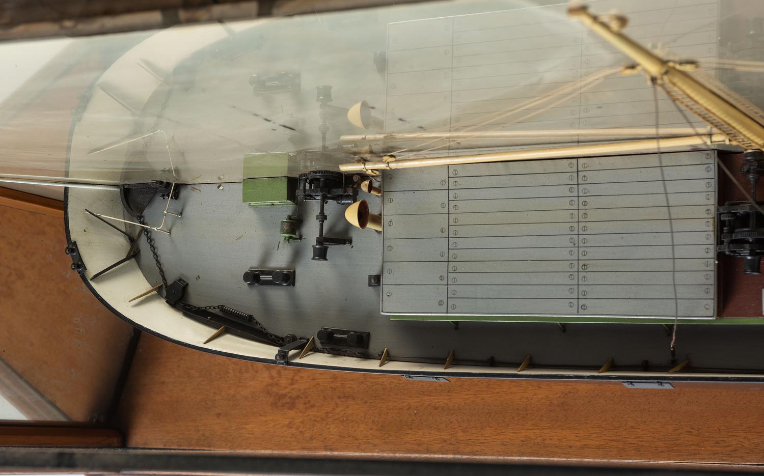 A Nautical Half Hull Model