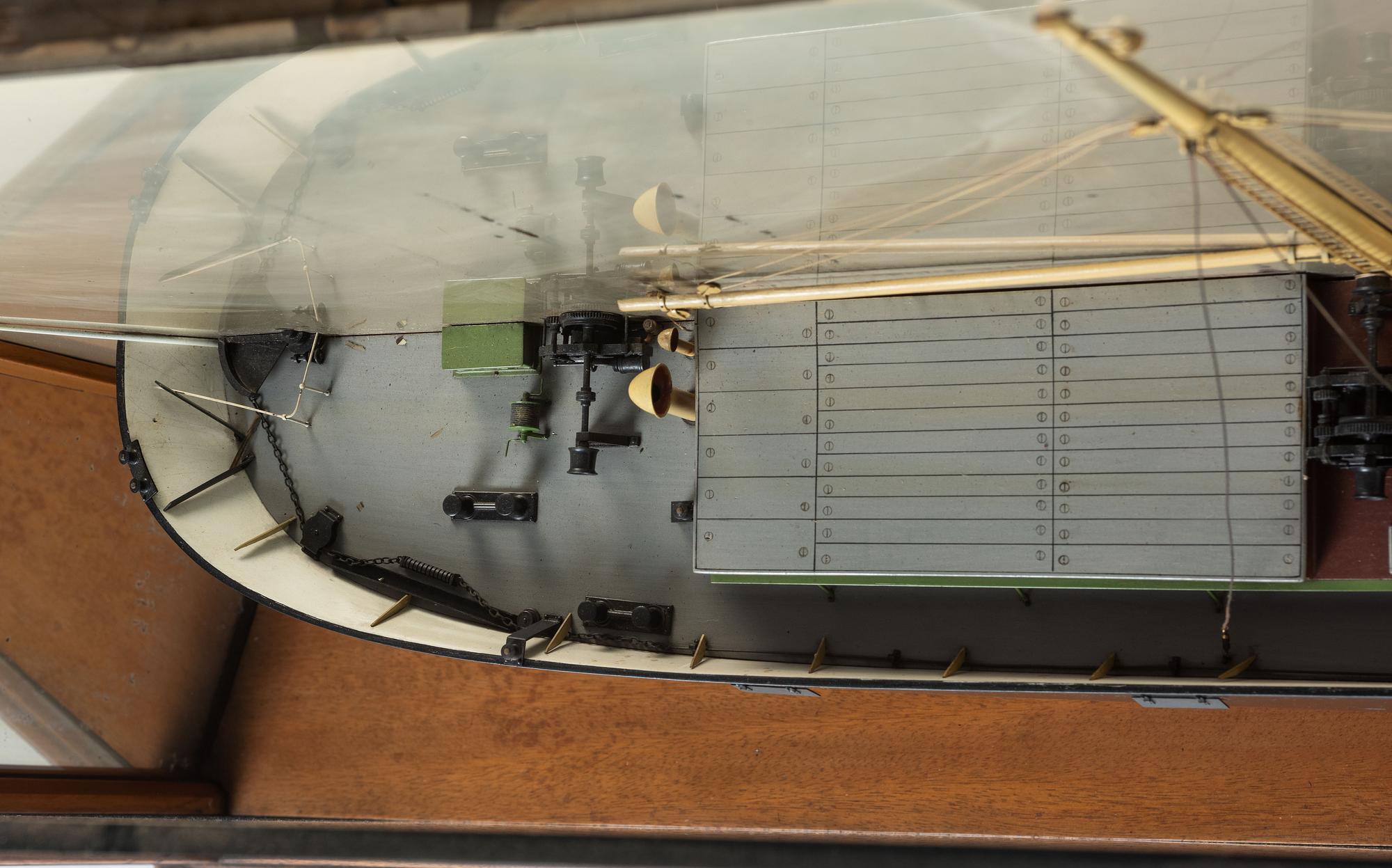 A Nautical Half Hull Model