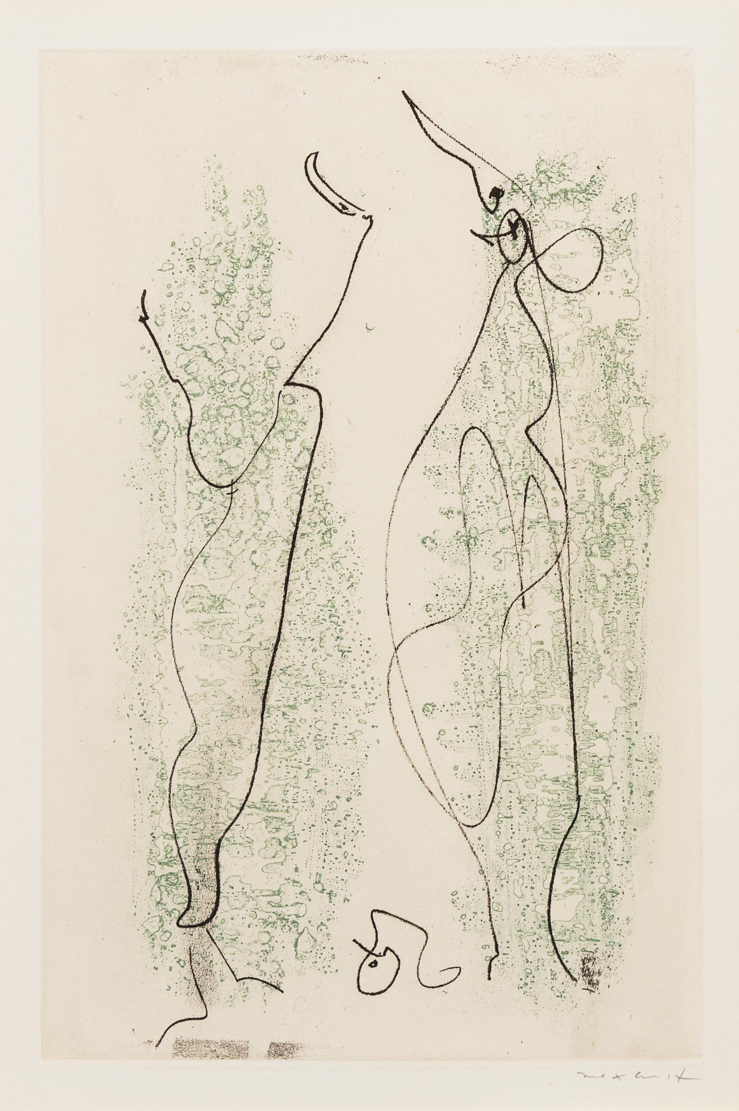 Max Ernst, (German, 1891-1976), Les Chiens ont soif, 1964