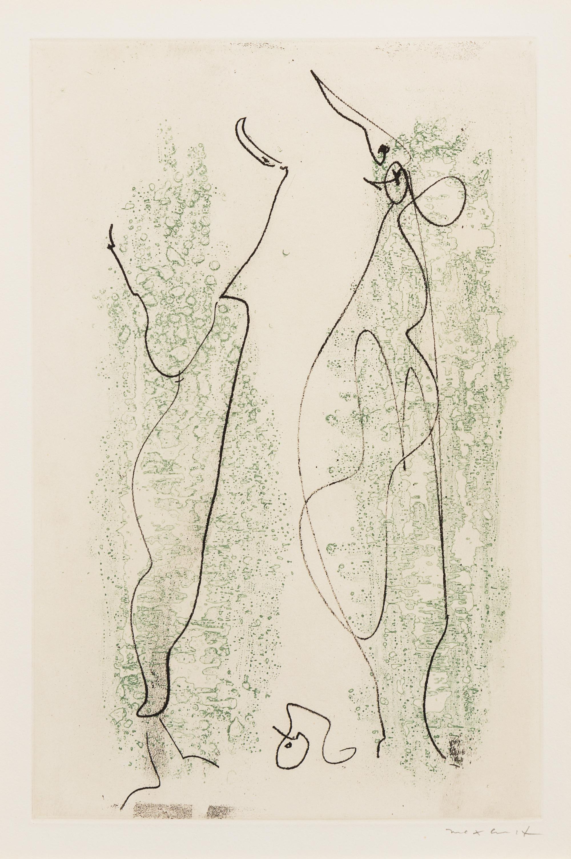 Max Ernst, (German, 1891-1976), Les Chiens ont soif, 1964