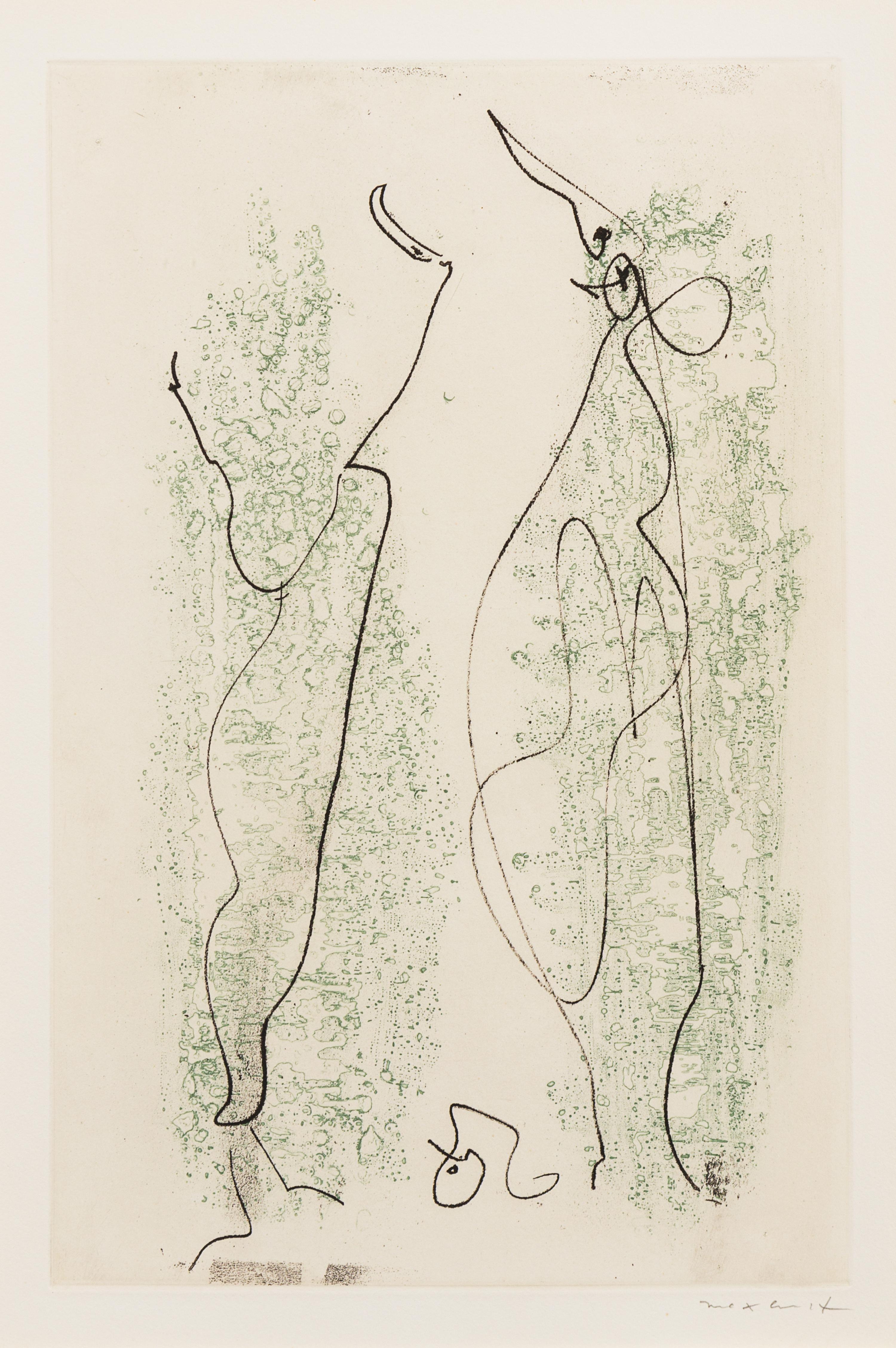 Max Ernst, (German, 1891-1976), Les Chiens ont soif, 1964