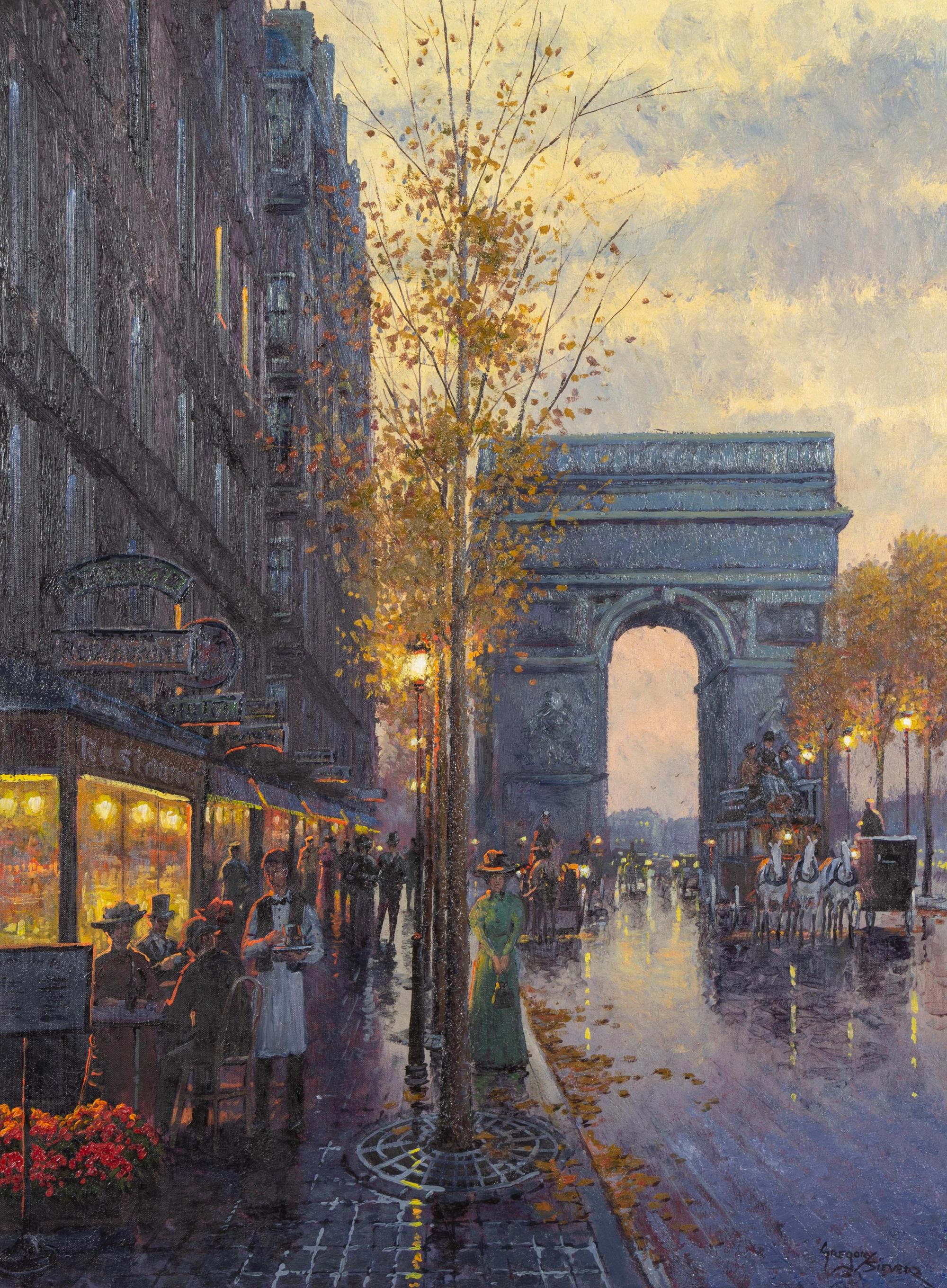 Sights of Paris (triptych)