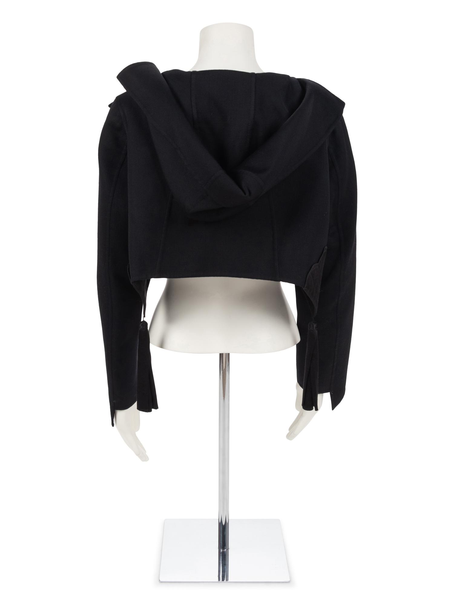 Geoffrey Beene Black Bolero with Tassels, 1990s