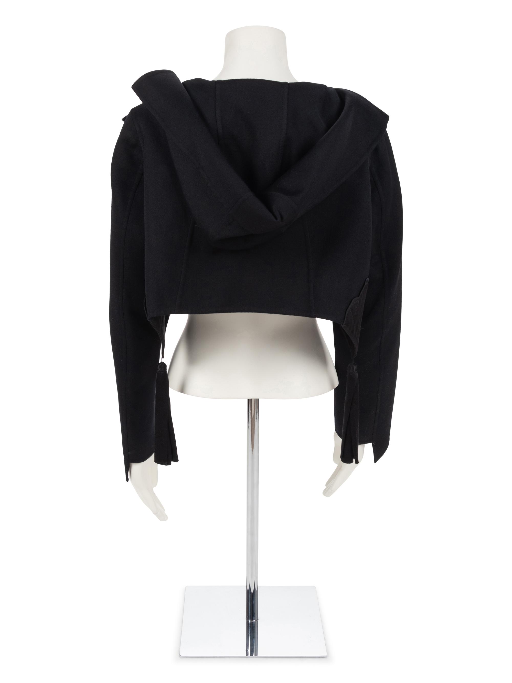 Geoffrey Beene Black Bolero with Tassels, 1990s
