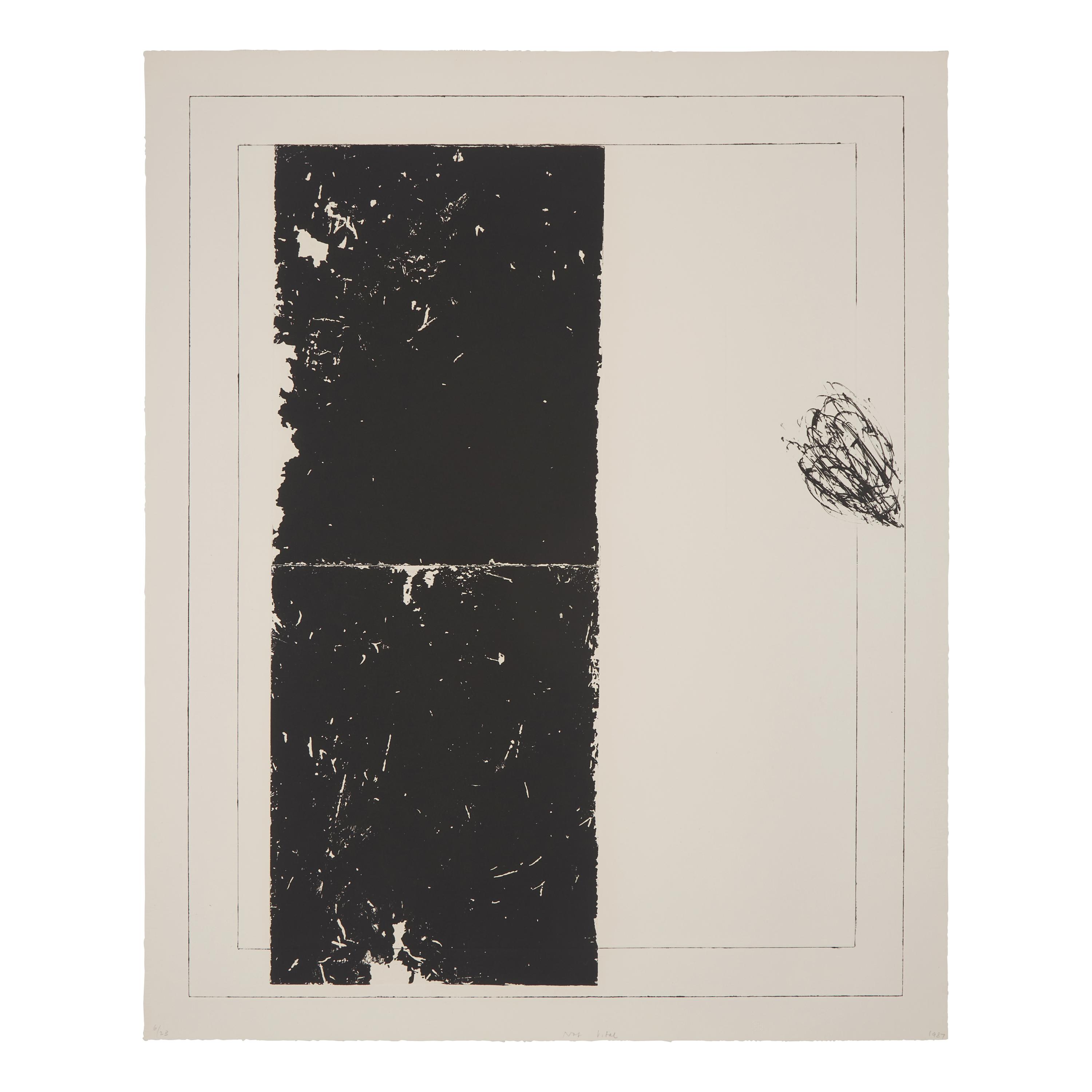 Not Vital (Swiss, b. 1948) — Snowblind, 1987 (portfolio of 6 etchings and a monoprint, with a portfolio case)