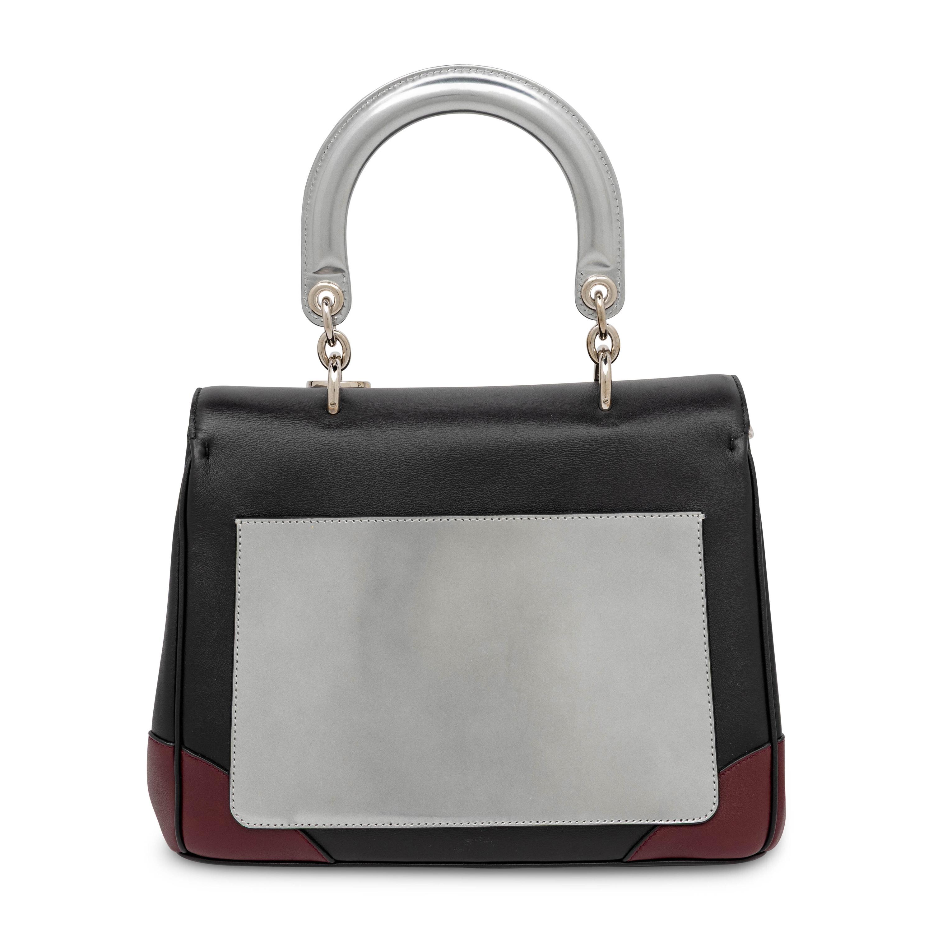 Christian Dior, Top Handle Flap Bag in Multicolor Leathers