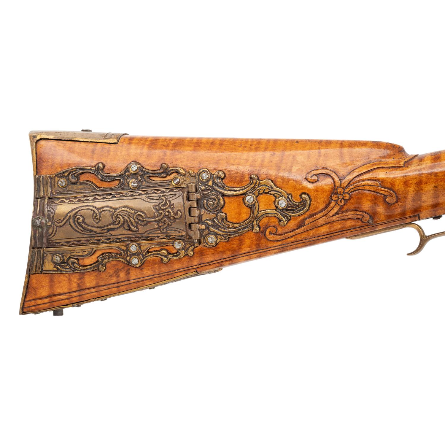 Contemporary York County-Style Fullstock Flintlock Kentucky Long Rifle