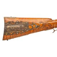 Contemporary York County-Style Fullstock Flintlock Kentucky Long Rifle
