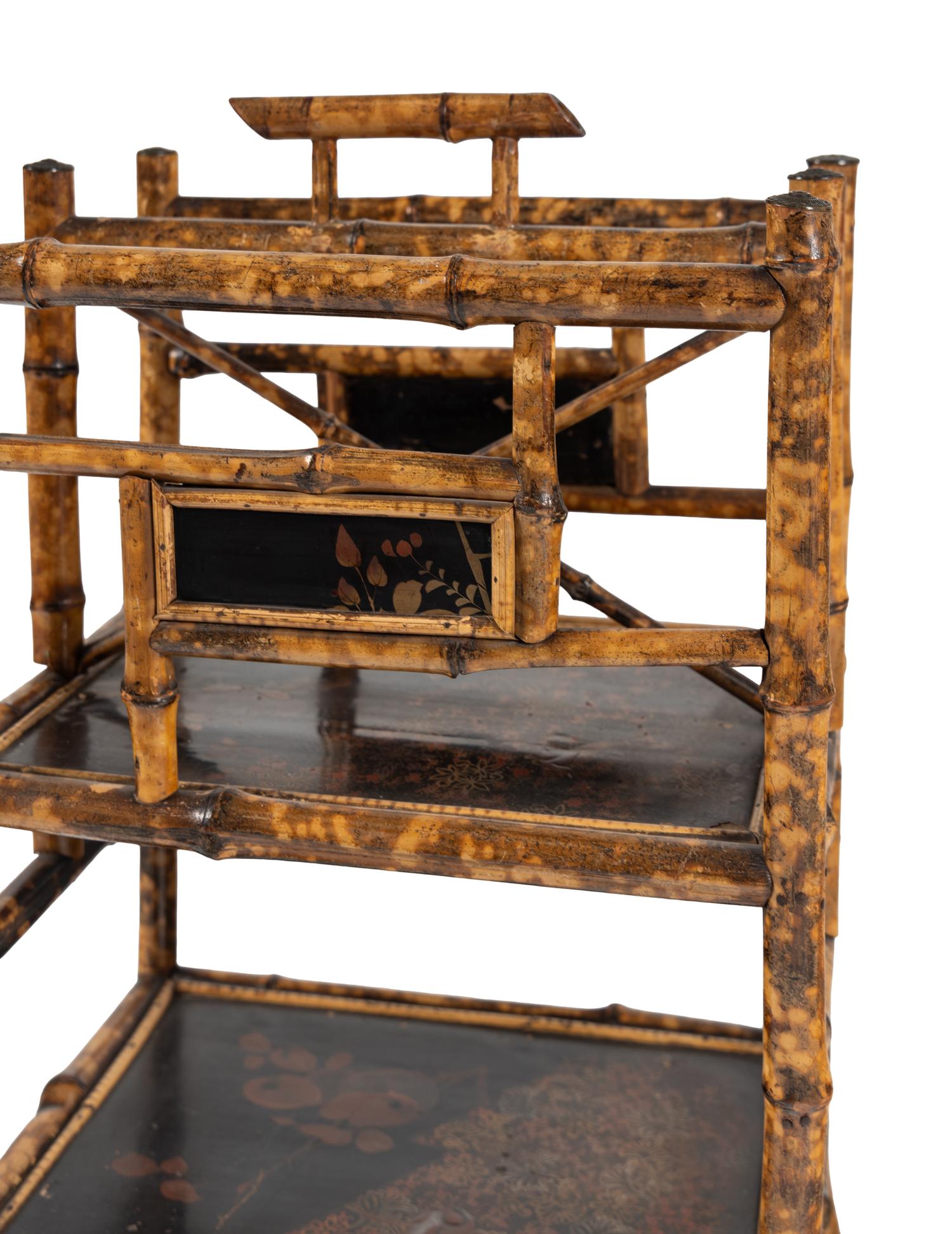 A Victorian Bamboo Canterbury