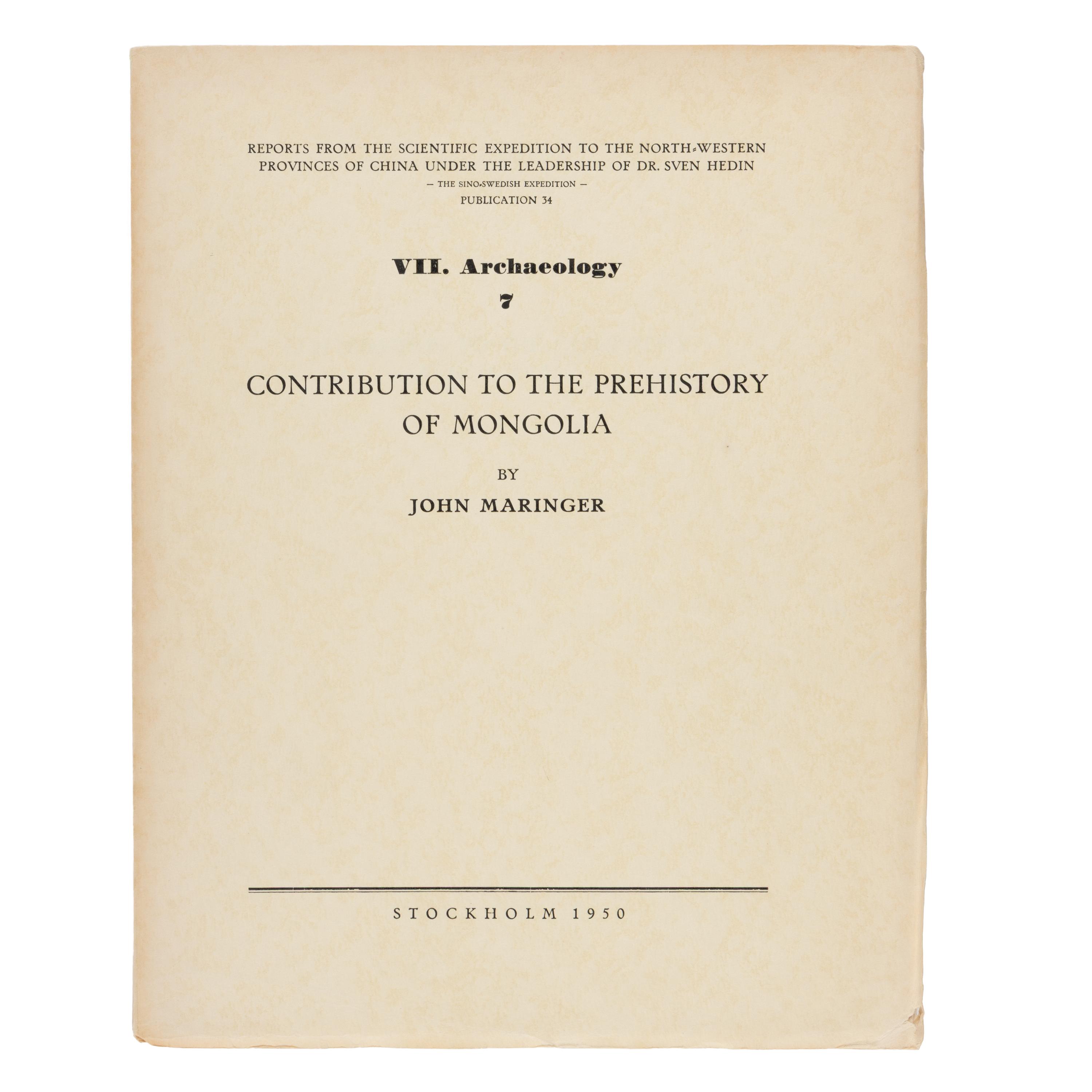 [Travel & Exploration]. (Hedin, Sven). Reports from the Scientific Expedition to the North-Western Provinces of China Under the Leadership of Dr. Sven Hedin