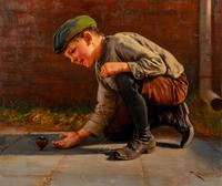 Boy with Spinning Top