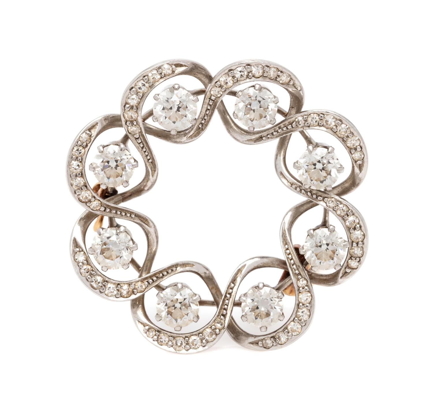 Tiffany & Co., Diamond Circle Brooch