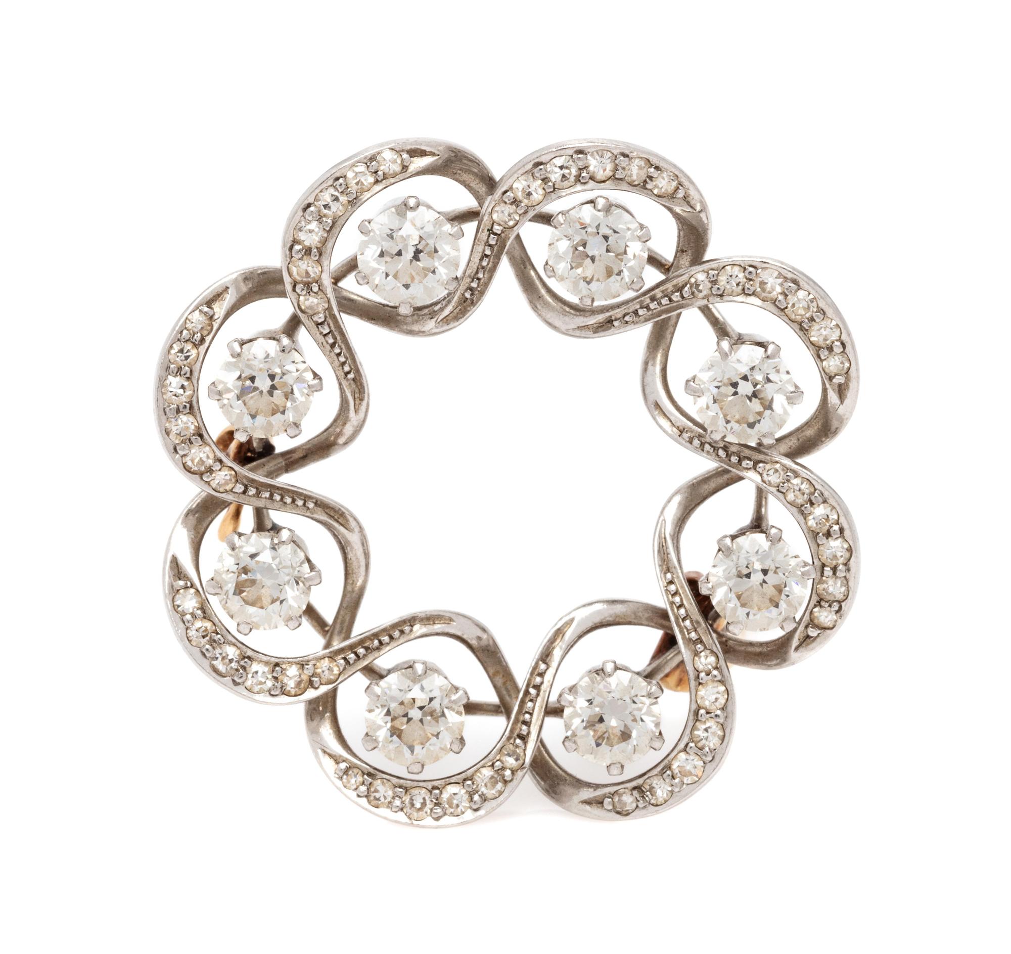 Tiffany & Co., Diamond Circle Brooch