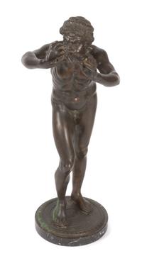 A Continental Bronze Figure Height 25 3/4 inches. — AFTER THE ANTIQUE