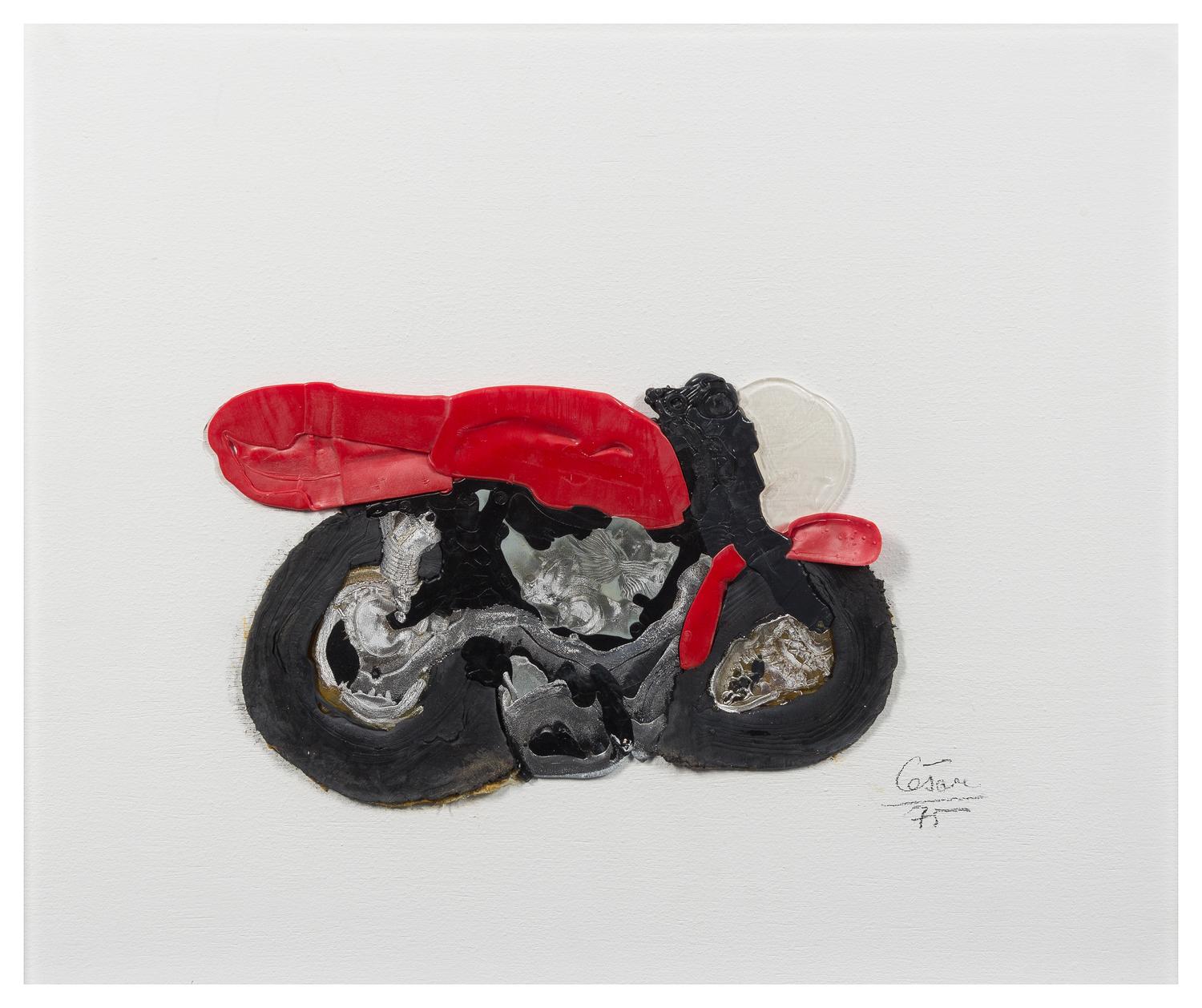 Cesar, (French, 1921-1998), Compressed Motorcycle. Limited, signed.