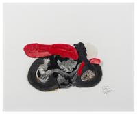 Cesar, (French, 1921-1998), Compressed Motorcycle. Limited, signed.