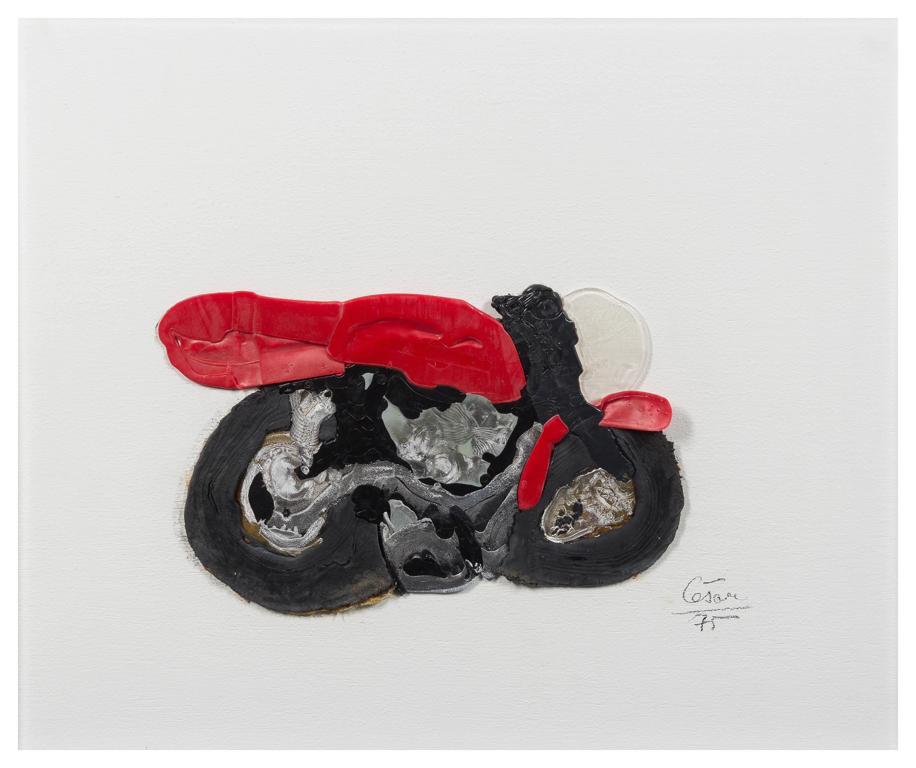 Cesar, (French, 1921-1998), Compressed Motorcycle. Limited, signed.