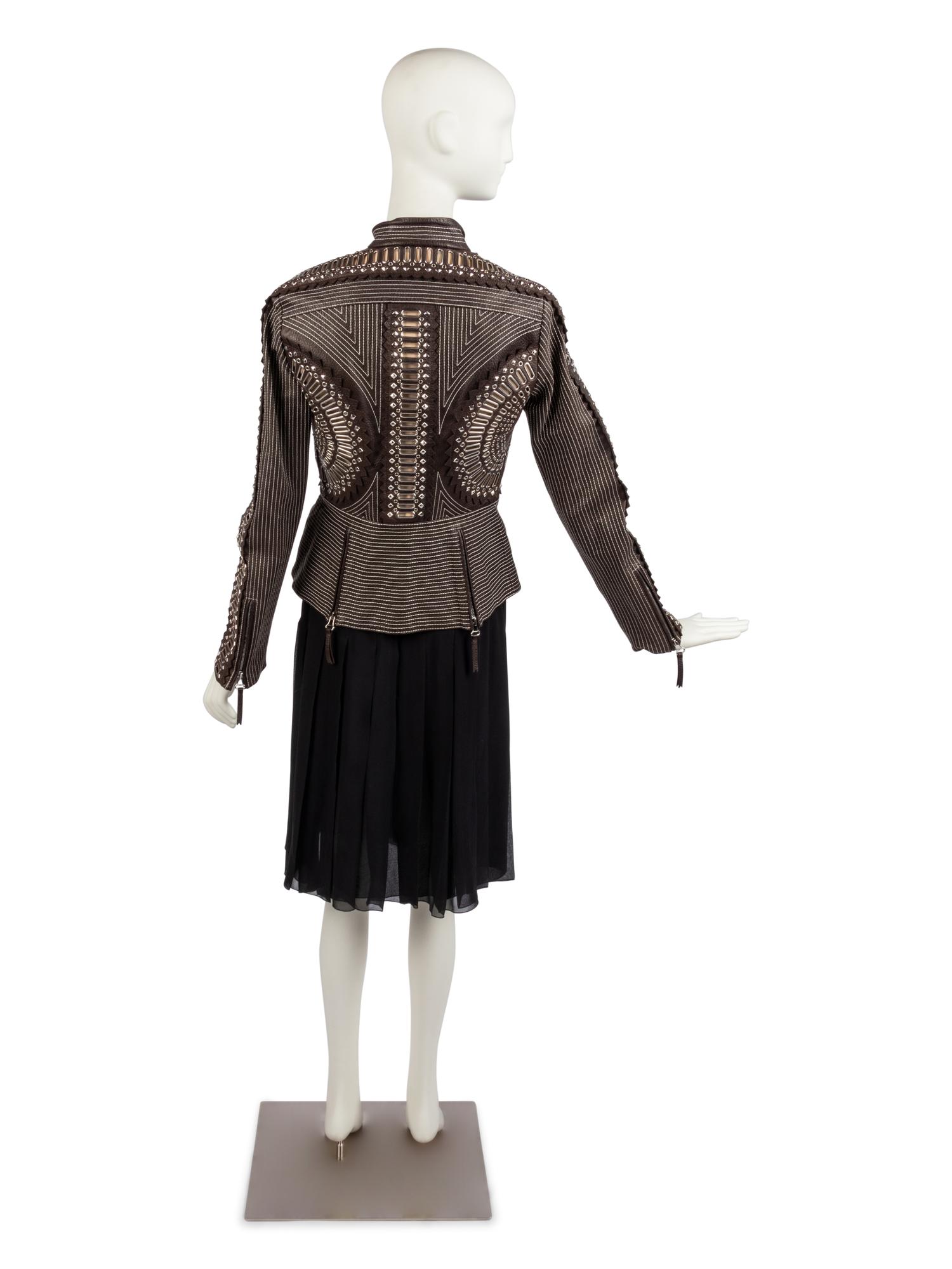 Gianfranco Ferré Leather Jacket, 2000s