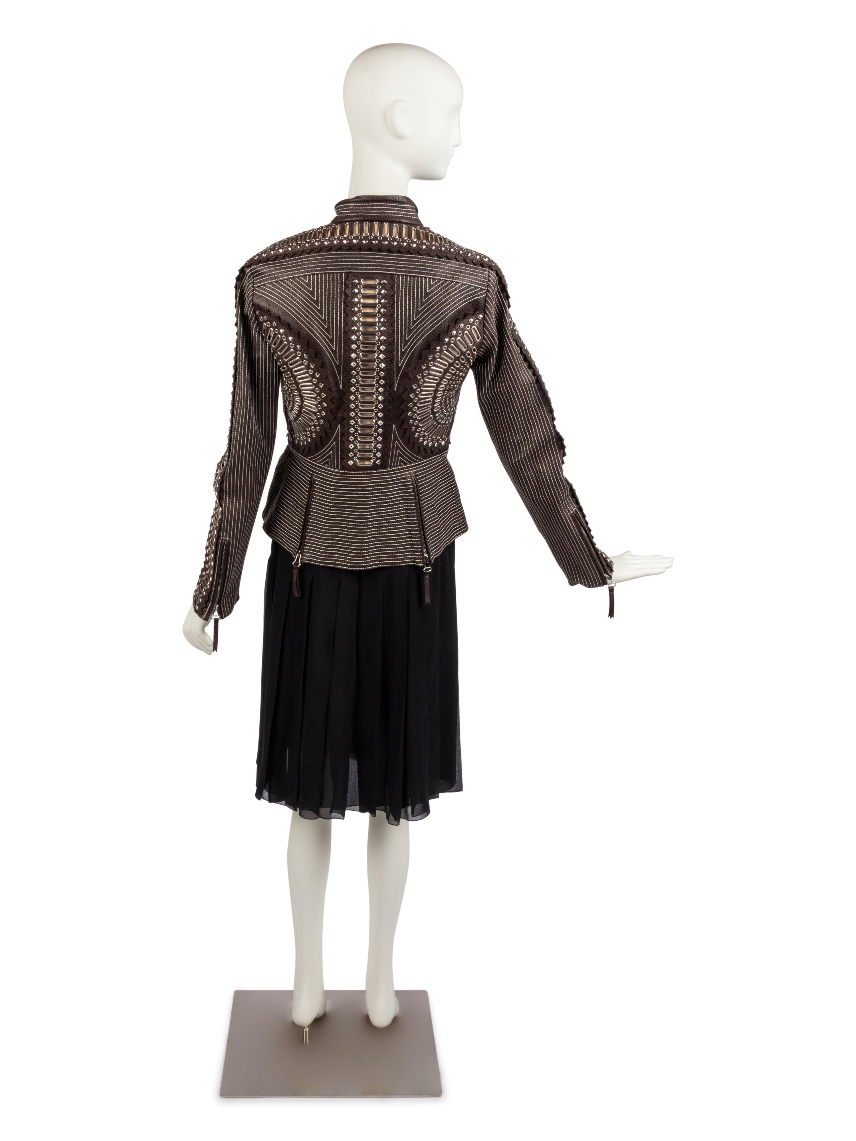 Gianfranco Ferré Leather Jacket, 2000s