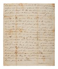 [REPUBLIC OF THE FLORIDAS] -- [FILIBUSTERS]. Letter regarding General Gregor MacGregor, the French privateer Louis-Michel Aury, and filibustering expeditions against Spanish territory. New York, [NY], 30 September 1819.