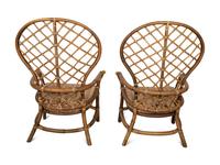 A Pair of Adirondack Style Armchairs