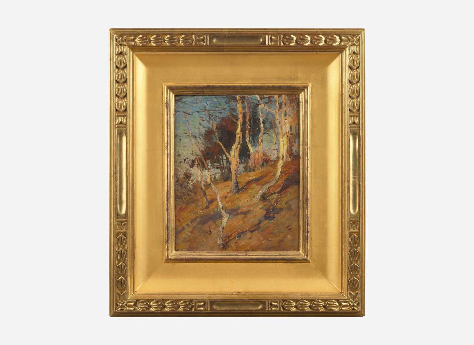 Harry Aiken Vincent (American, 1864-1931) - Grove of Trees, Autumn
