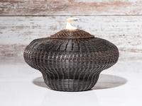 Baleen Basket, with Whale Finial