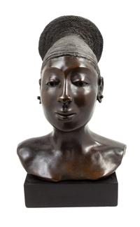 Aniev (French, 20th century) Portrait Bust of a Lady, 1931…