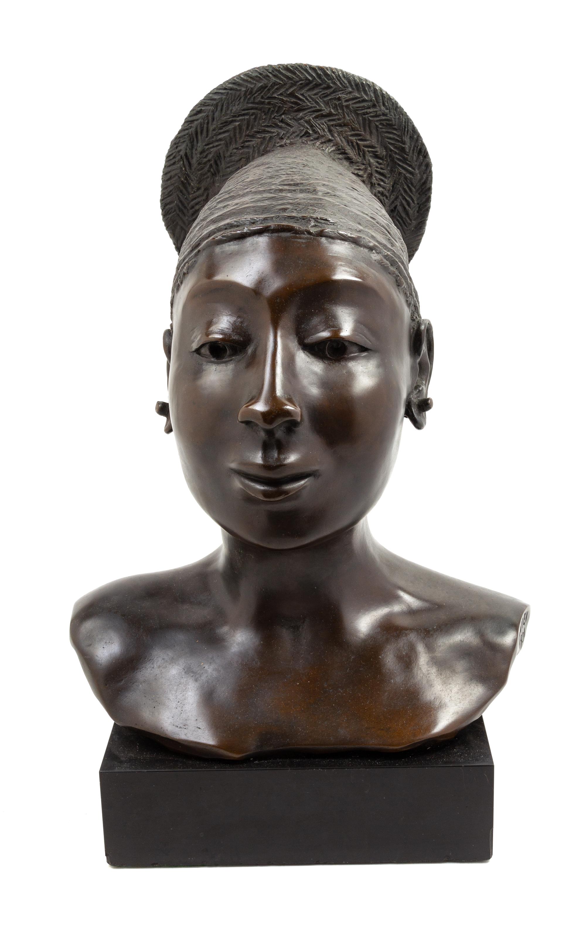 Aniev (French, 20th century) Portrait Bust of a Lady, 1931…