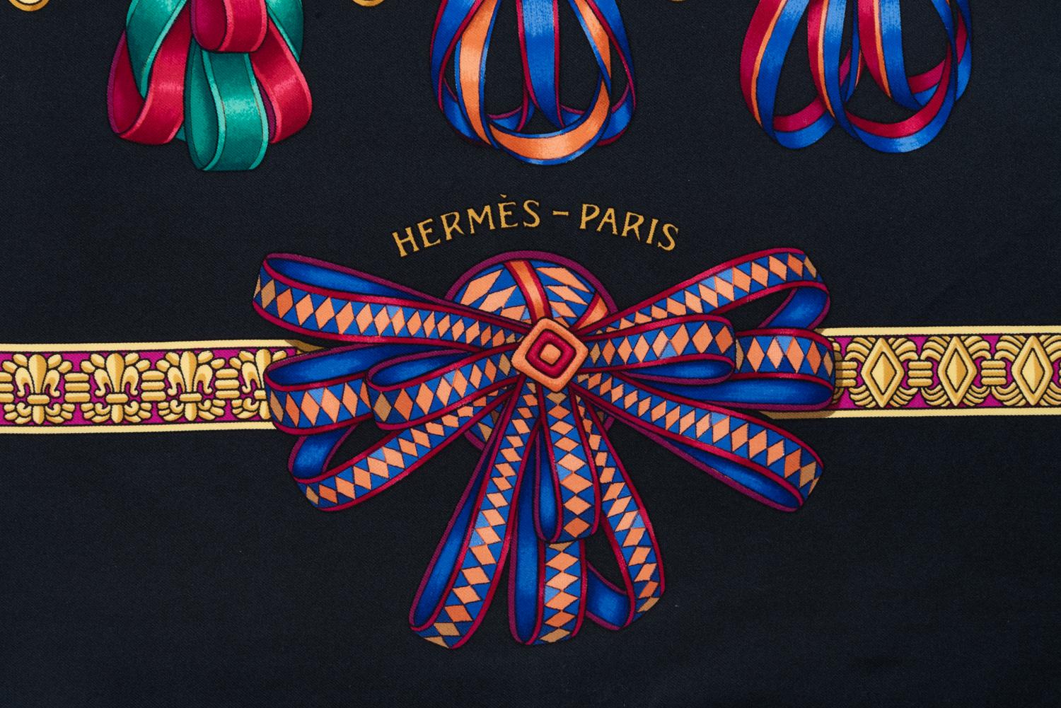 Three Hermès 90cm Silk Scarves