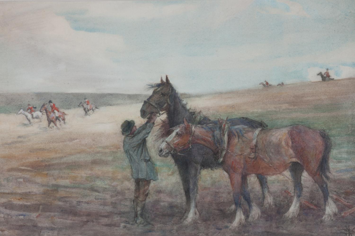 Nathaniel H. Baird, (Scottish, 1865-1936), A Strong Pull