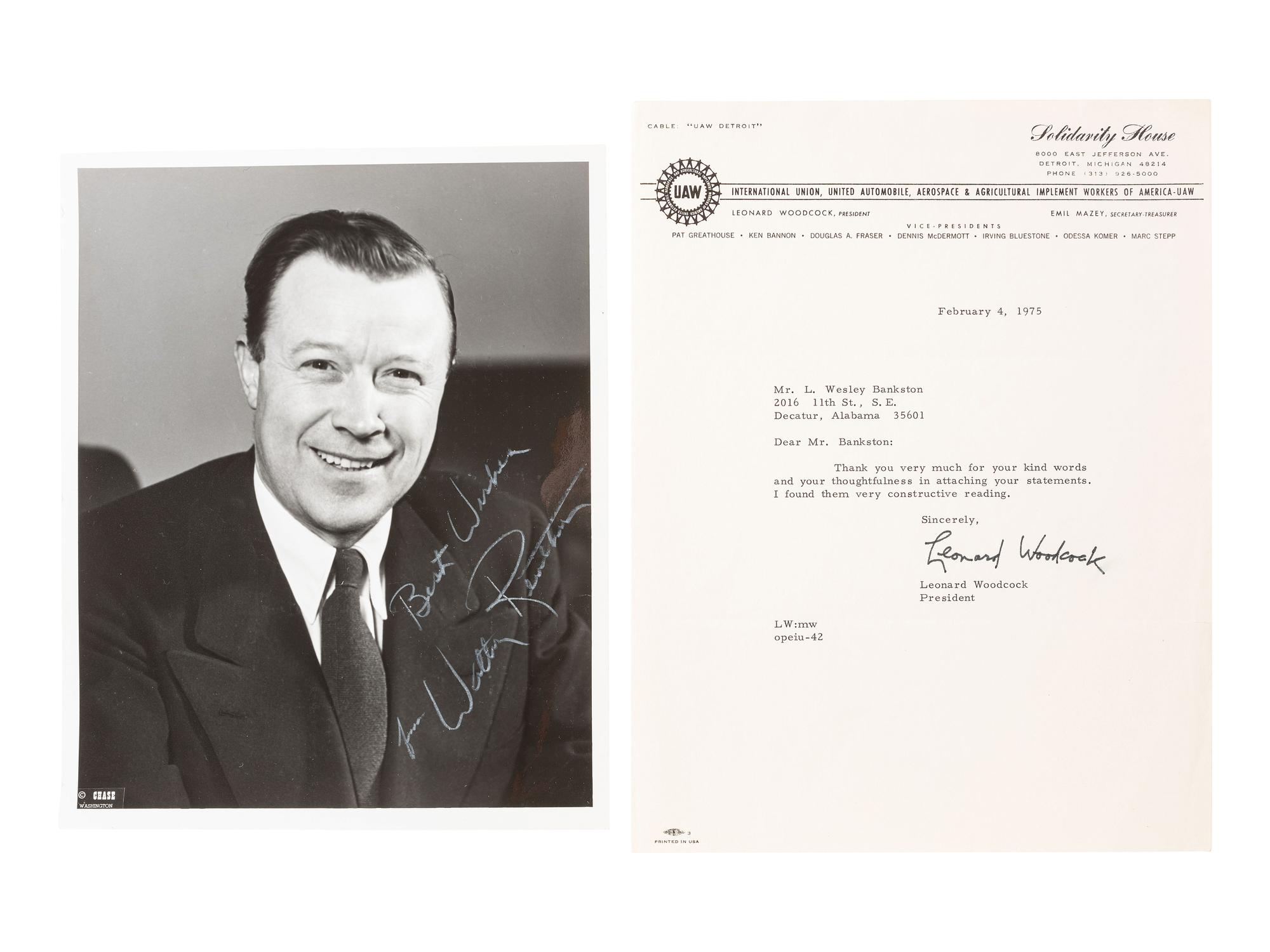 [SOCIAL REFORMERS]. Autographs from labor advocates and other social reformers, comprising:
