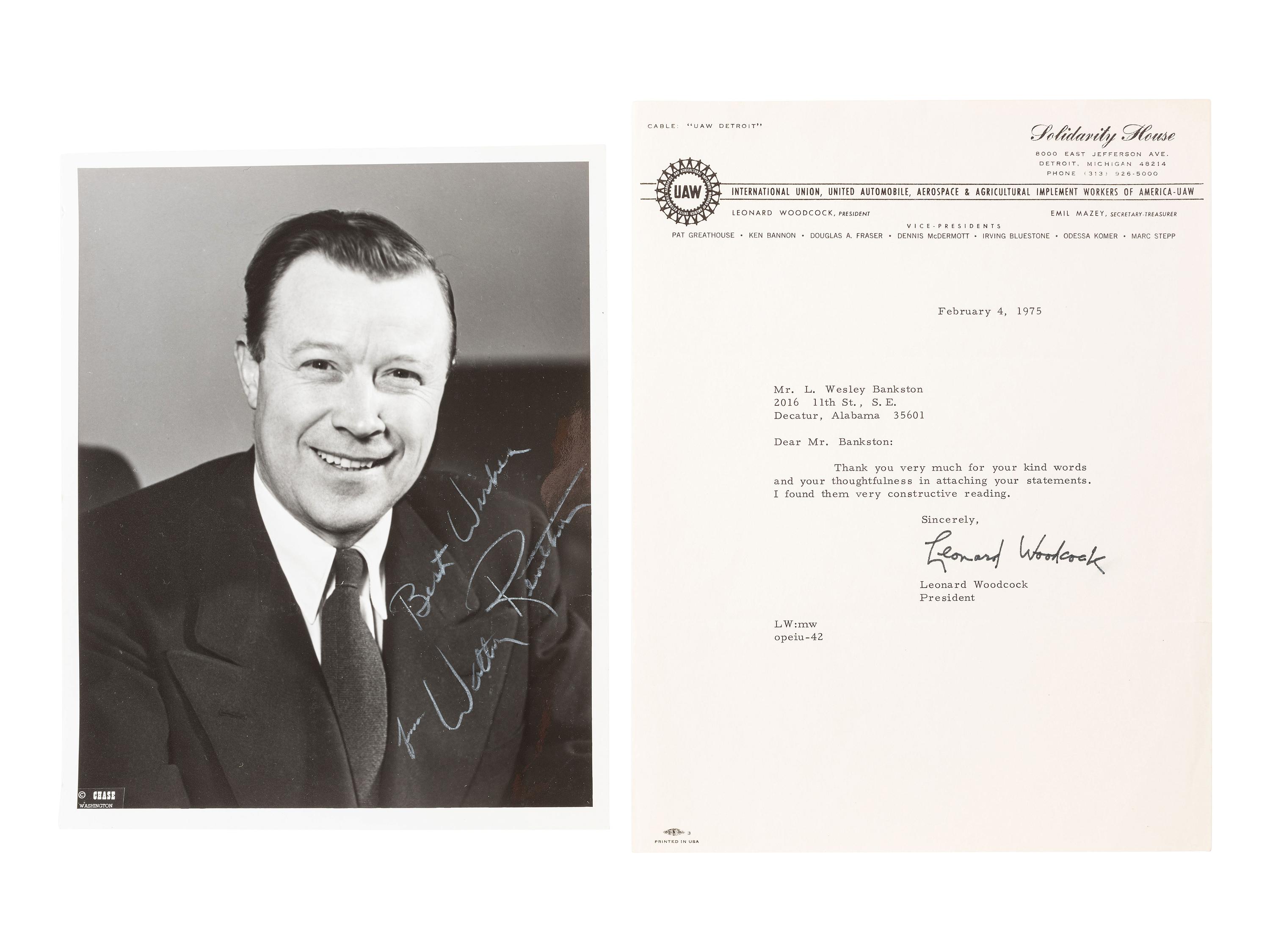 [SOCIAL REFORMERS]. Autographs from labor advocates and other social reformers, comprising: