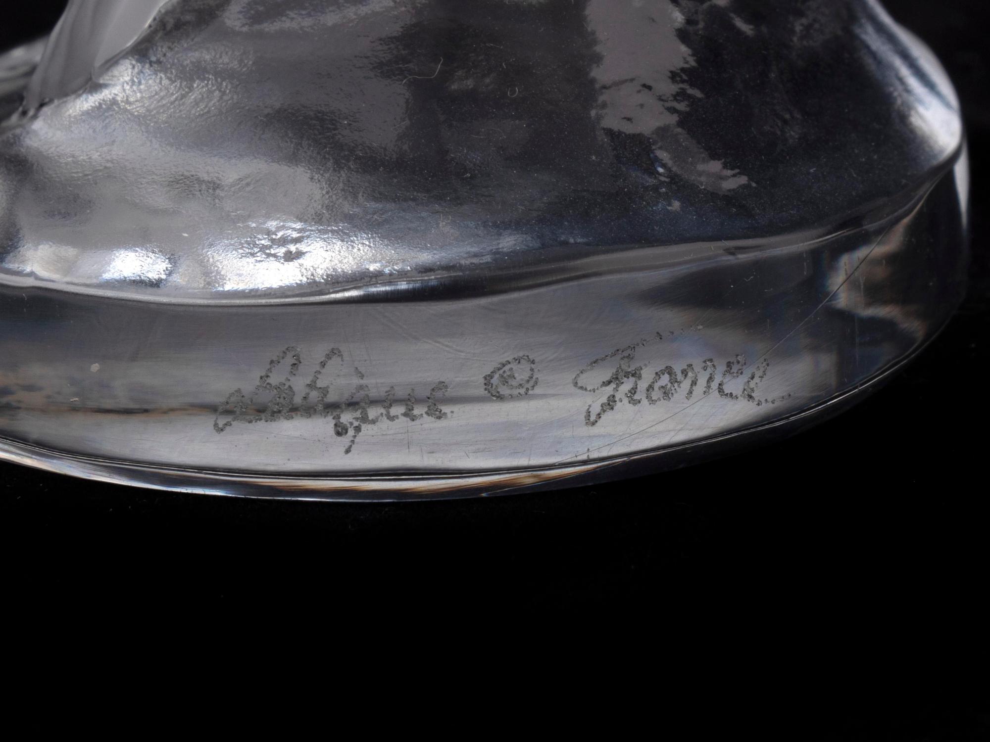 Four Lalique Table Articles — 20TH CENTURY