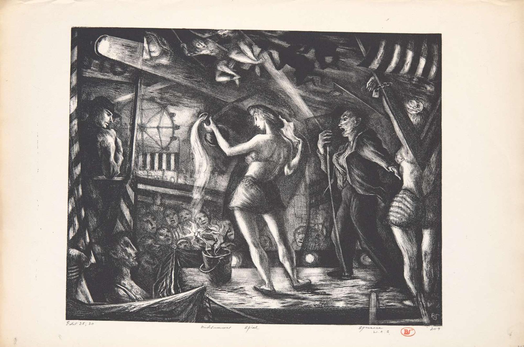 Benton Murdoch Spruance (American, 1904–1967)- Midsummer Spiel
