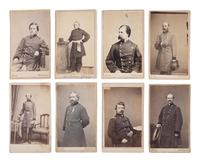 [CIVIL WAR - ARMY OF POTOMAC]. BRADY, Mathew (1822-1896), photographer. A group of 37 CDVs of Union generals, incl. MEADE, FRANKLIN, STONEMAN, BURNSIDE, TYLER, KEYES, GRIFFIN, MARTINDALE, and HATCH, MOH.