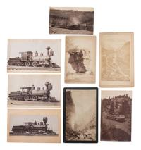 [COLORADO]. A collection of 24 photographs of landscape scenes, railroads, and other Colorado subjects, including: