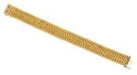 An 18 Karat Yellow Gold Bracelet, Marchisio, 21.50 dwts.