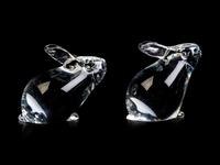 A Group of Five Steuben Glass Figures of Animals
