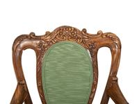 A Pair of Anglo-Colonial Tamarind Wood Armchairs