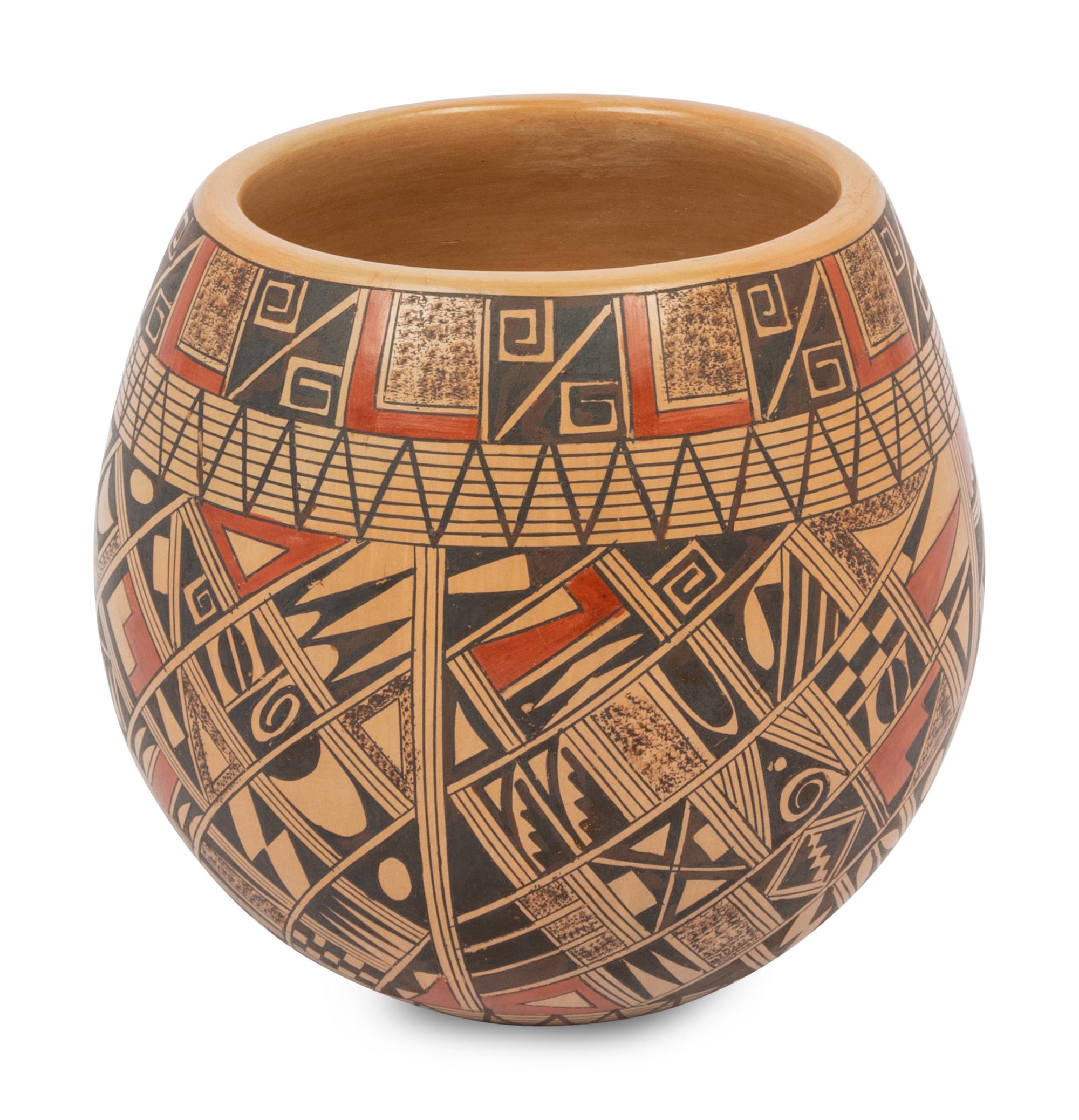 Bowl with Geometric Designs