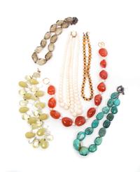 An Group of Necklaces,