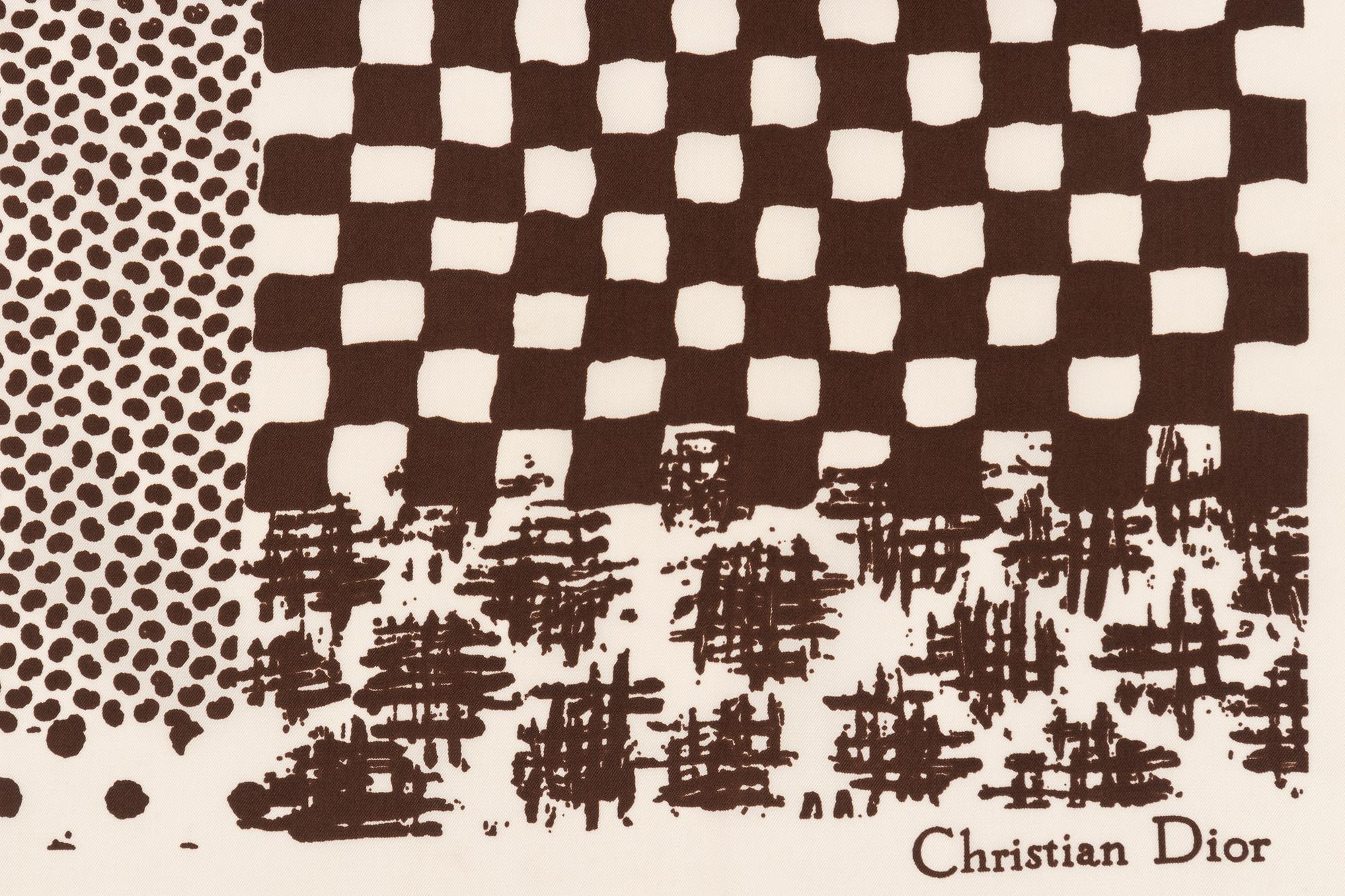 Collection of Seven Designer Silk Scarves, 1970-90s