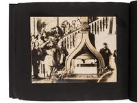 Americana Album containing approx. 350 photographs documenting the journey of the Liberty Bell from Philadelphia to San Francisco for the Panama-Pacific Exposition. 1915.